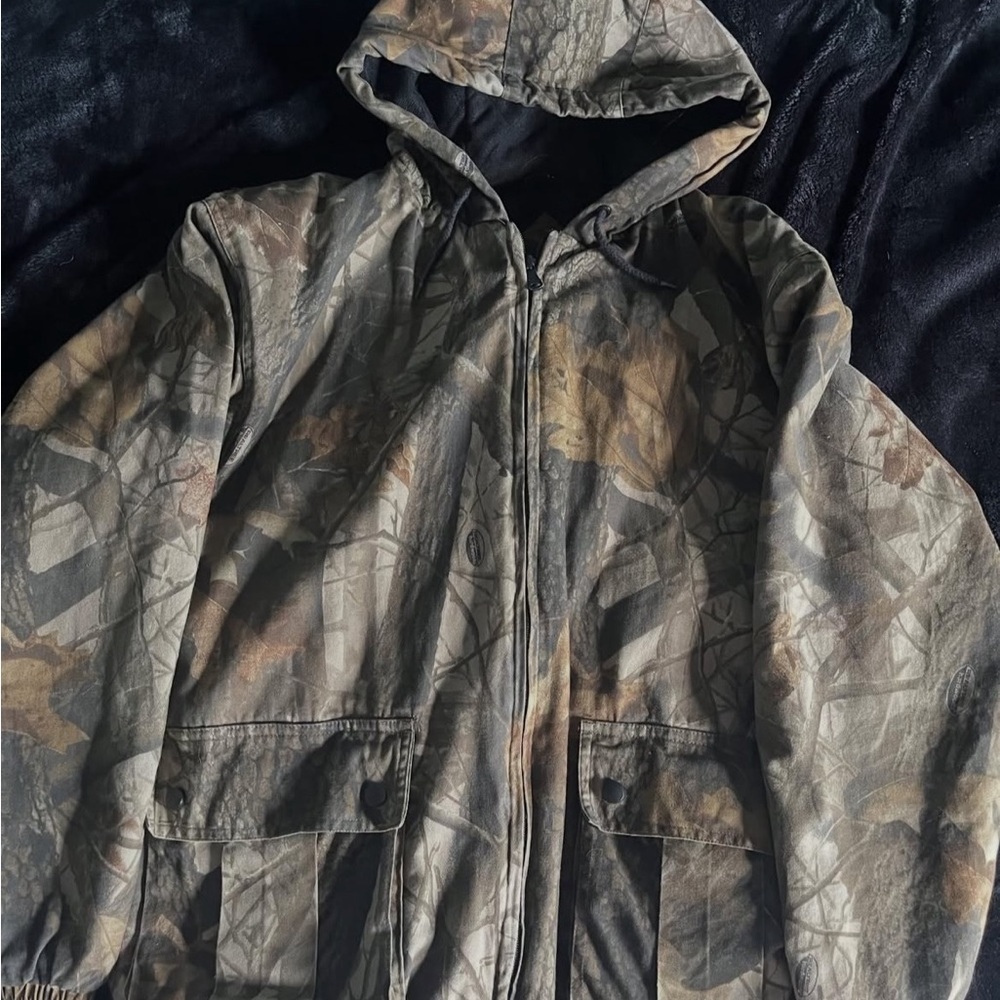 Camouflage Hooded Men's Jacket